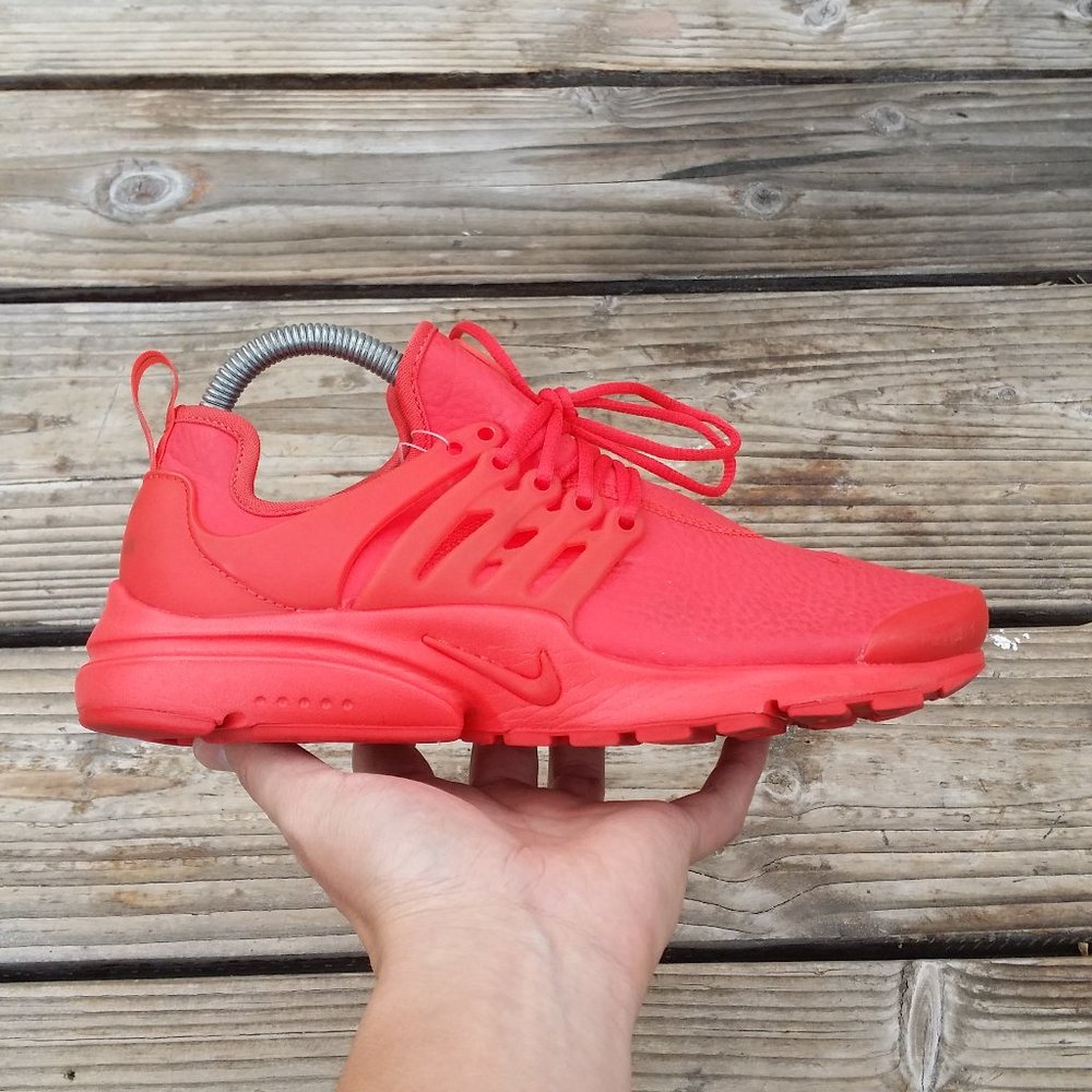 Rare Women Nike Air Presto Premium Max Orange aka Red October Running Sneakers